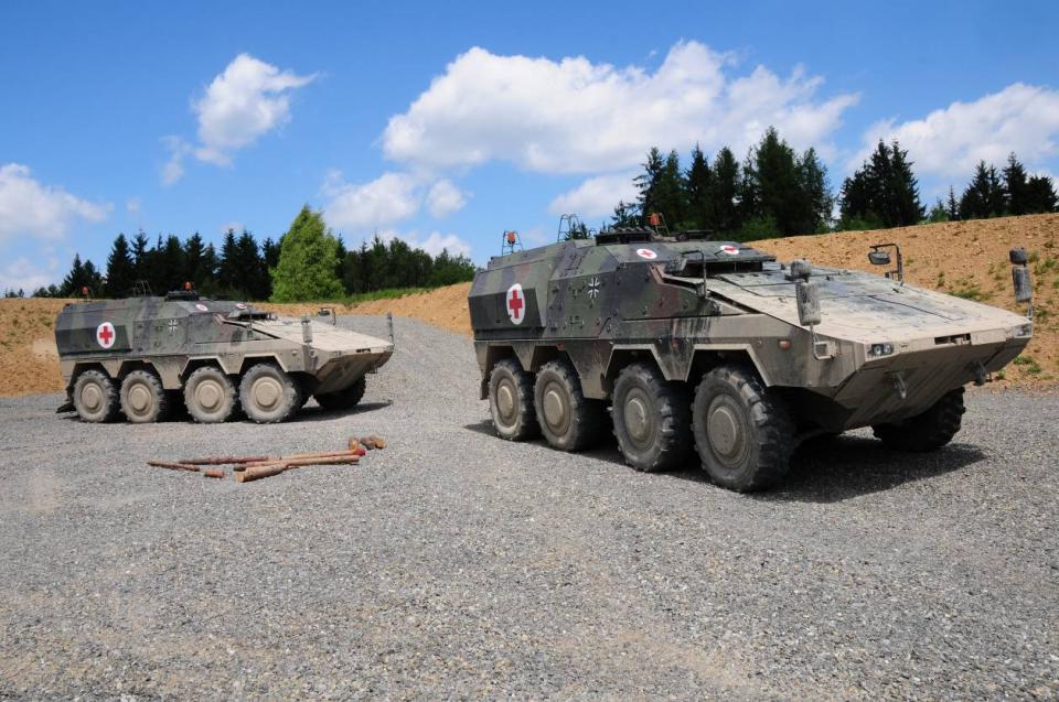 SgSanKfz Boxer des Sanitätslehrregiments der Bundeswehr