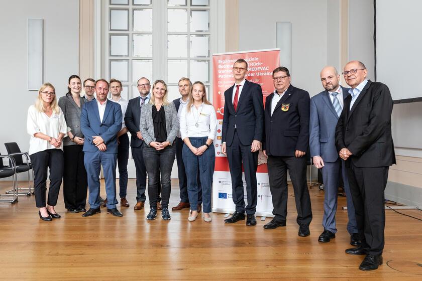 Vertreterinnen und Vertreter der Hilfsorganisationen trafen sich am 13....