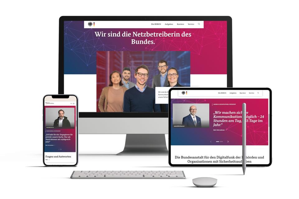 Vorhang auf! – die BDBOS mit neuer Website