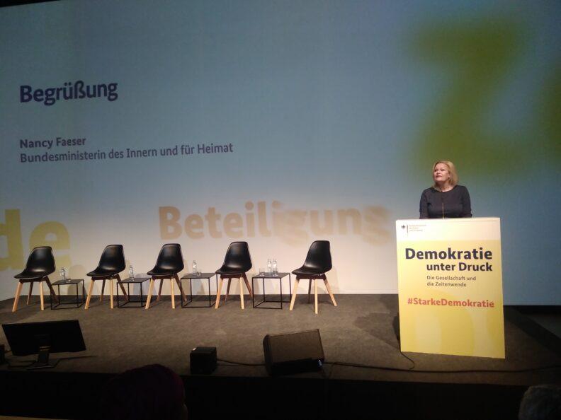 DFV beim Kongress „Demokratie unter Druck“