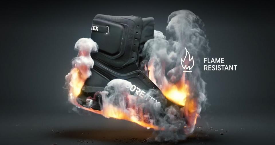 Bild 1: Die flammenhemmende GORE-TEX EXTRAGUARD Produkttechnologie in...