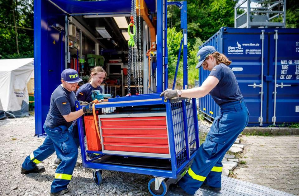 Die Frauen des THW im Einsatz