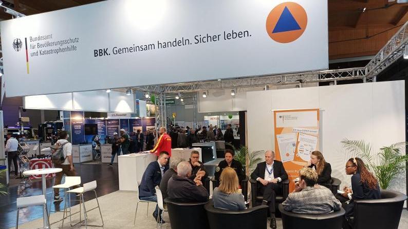 BBK-Messestand auf der AERO Drones 2023