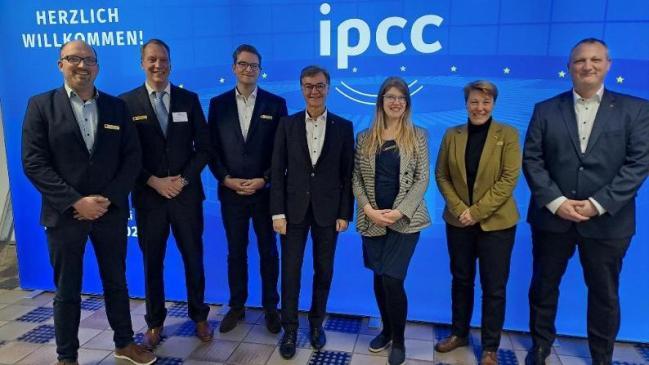 Thorsten Ohm, Christian Wald, Christoph Schaaf, BBK-Präsident Ralph Tiesler,...