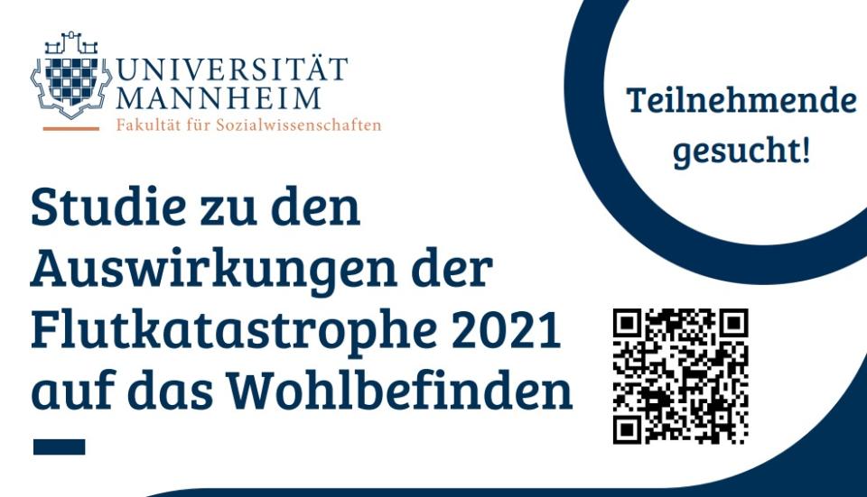 STUDIE ZU DEN AUSWIRKUNGEN DER FLUTKATASTROPHE 2021 AUF DAS WOHLBEFINDEN