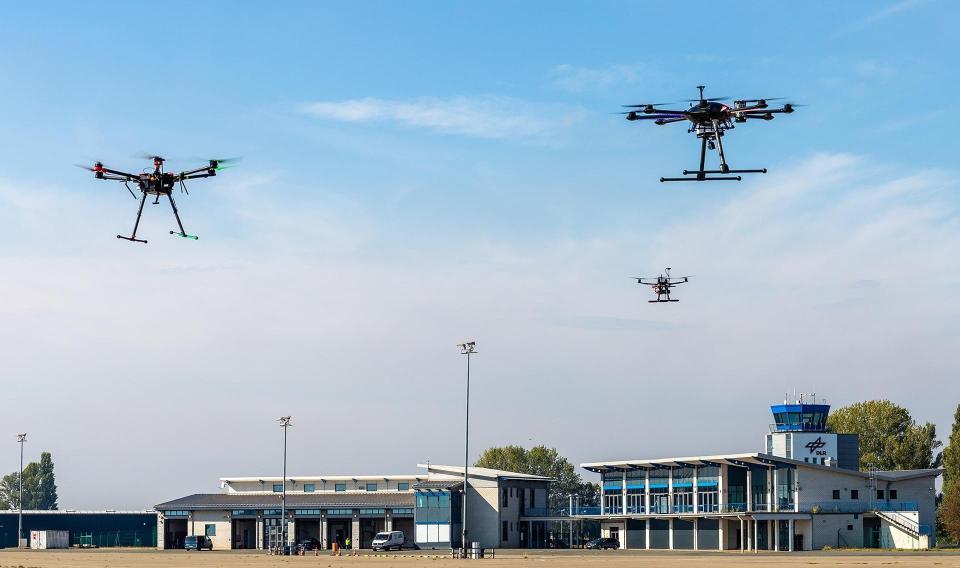 Drohnen am Flughafen Magdeburg-Cochstedt