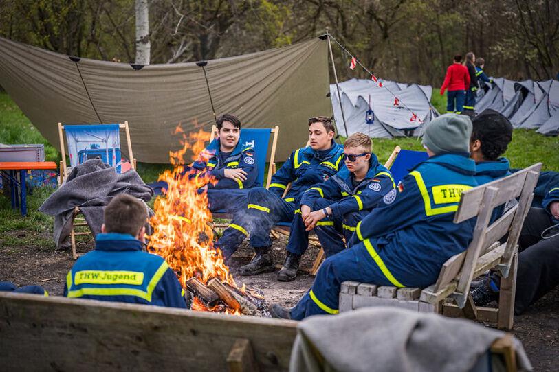 4.000 Mitglieder der THW-Jugend campen auf Flugplatz