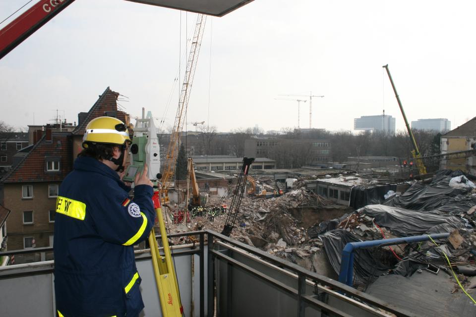 Nachdem Einsturz des Kölner Stadtarchivs wurde das ESS eingesetzt.