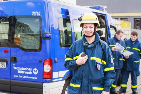 Stets Material und Menschen im Blick hat der Zugführer Daniel Schmock.