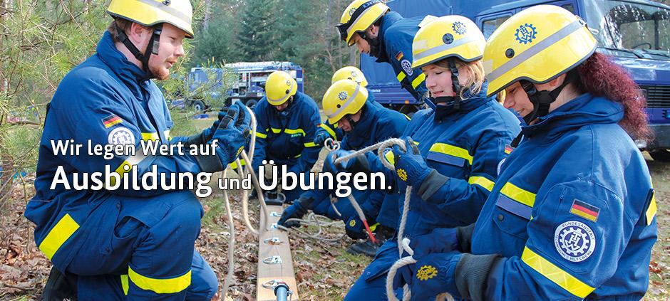 Leitsatz 4: Wir legen Wert auf Ausbildung und Übungen.