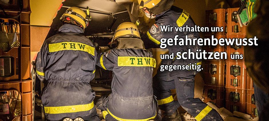 Leitsatz 5: Wir verhalten uns gefahrenbewusst und schützen uns gegenseitig