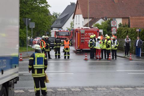 Einsatzleitcontainer aus Iserlohn wurde nach Hemer gebracht.