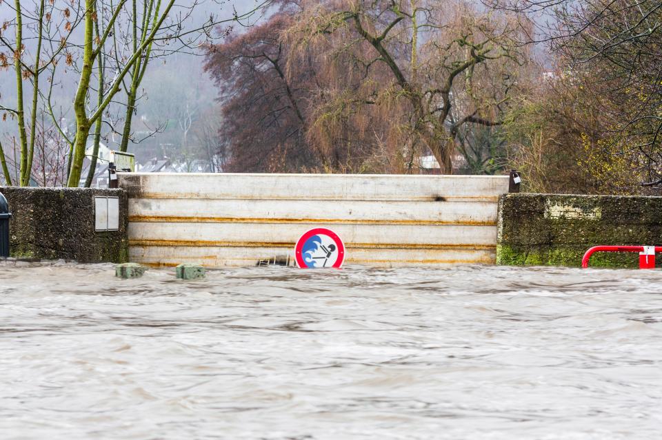 Überschwemmungsgefahr durch Unwetter